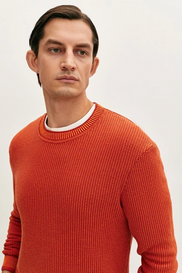EL M0059.22 Джемпер мужской Терракотовый