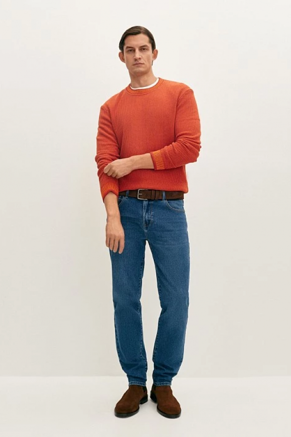EL M0059.22 Джемпер мужской Терракотовый