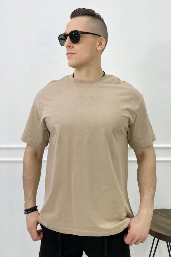 TOM FARR 55012oversize песочный футболка мужская