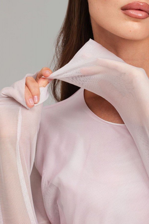 TF 001.75 Платье из сетки со сборкой TF 001.75 Платье из сетки со сборкой