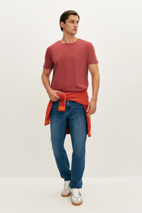 EL M0287.33 Джинсы муж голубой