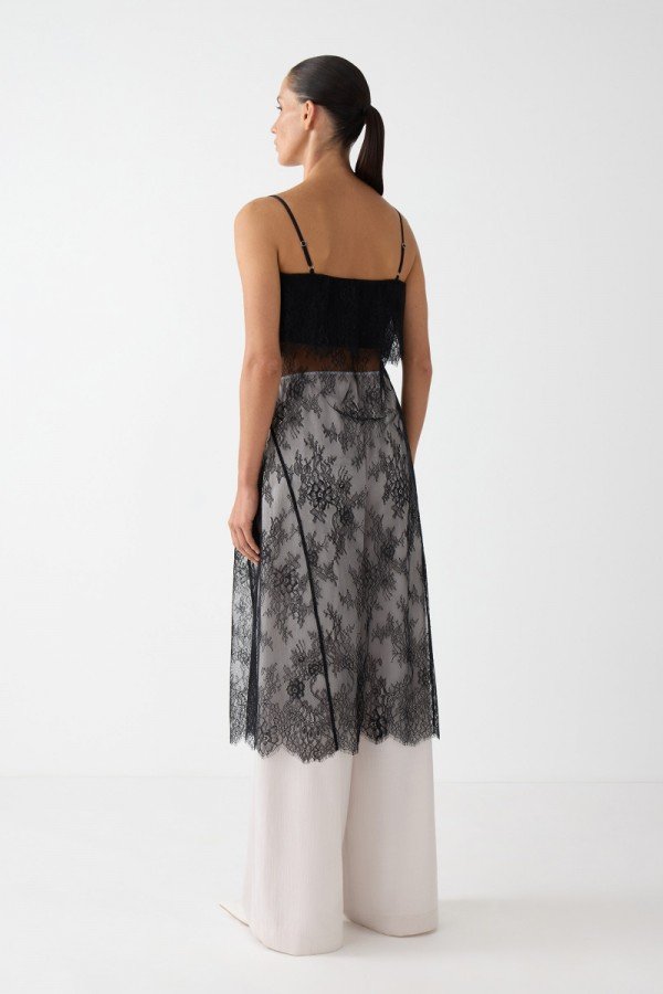 CS W250480.58 Кружевной топ черный