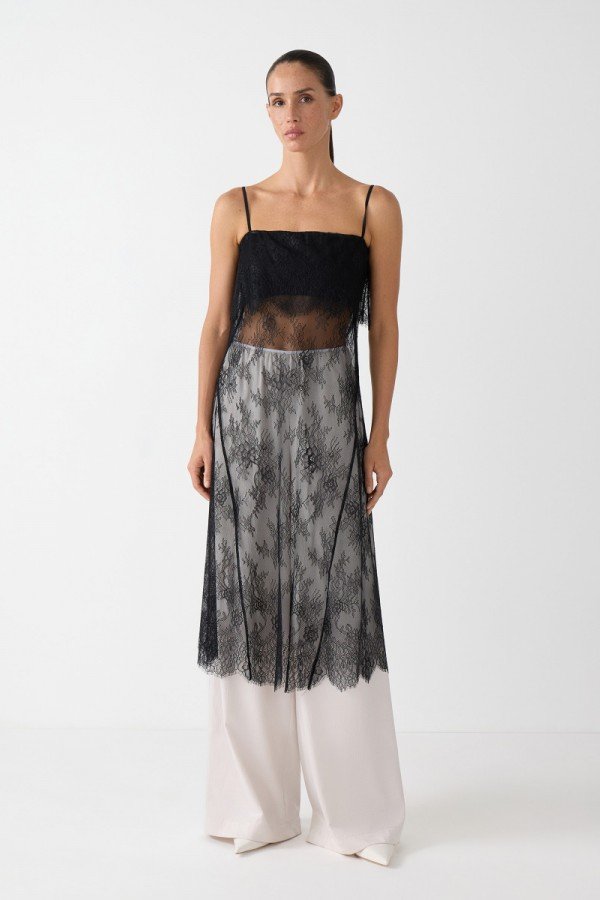 CS W250480.58 Кружевной топ черный