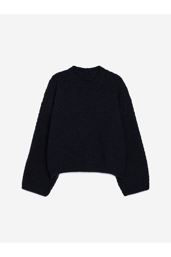 A 3208.57 Джемпер фактурной вязки, антрацит