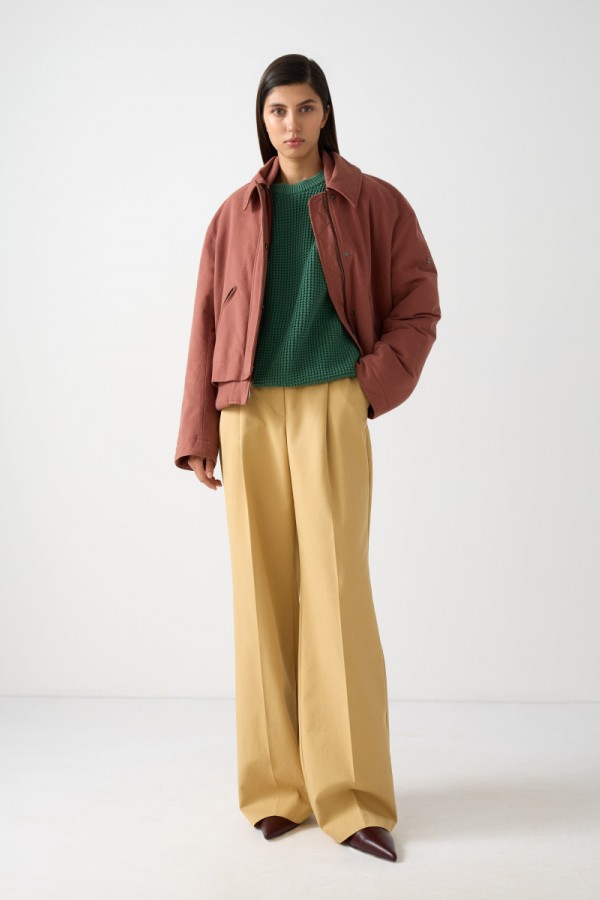 CS W0128.23 Куртка-бомбер утепленная терракот CS W0128.23 Куртка-бомбер утепленная терракот