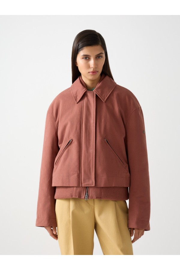 CS W0128.23 Куртка-бомбер утепленная терракот