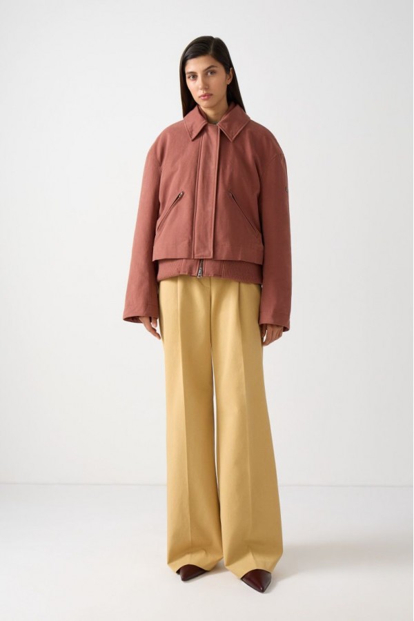 CS W0128.23 Куртка-бомбер утепленная терракот