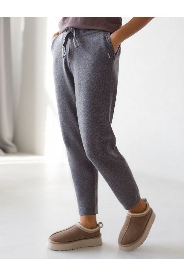 V W013.56 Брюки женские темно-серый меланж