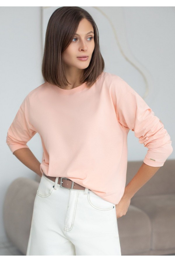 V W4914.75 Лонгслив пудровый