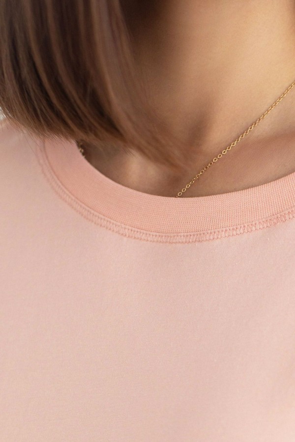 V W4914.75 Лонгслив пудровый