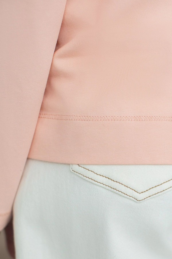 V W4914.75 Лонгслив пудровый