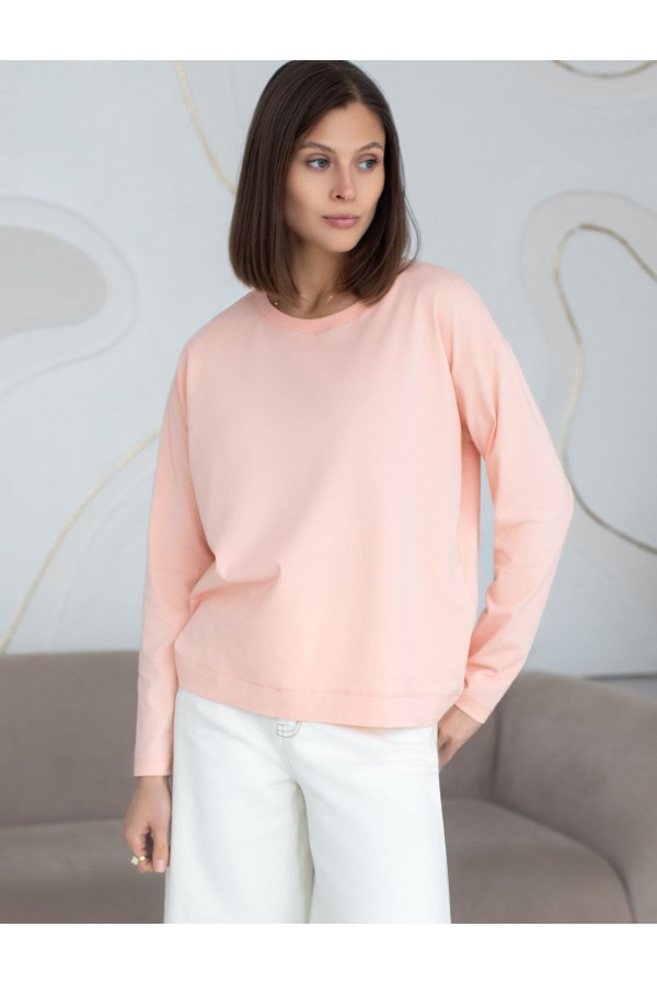 V W4914.75 Лонгслив пудровый