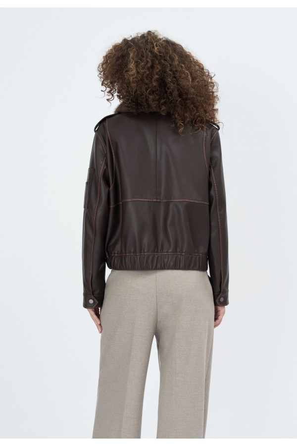 E W9719.19 Куртка женская коричневый