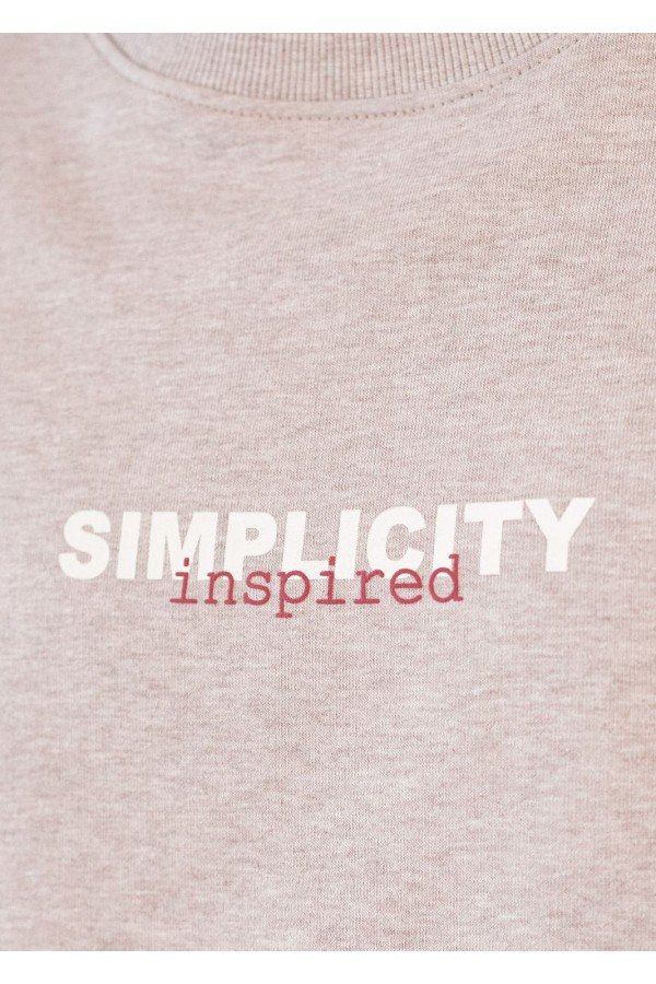 V M49038.57 Свитшот муж св.кофейный меланж