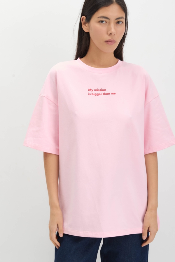 C W2400.75 Футболка жен розовый C W2400.75 Футболка жен розовый