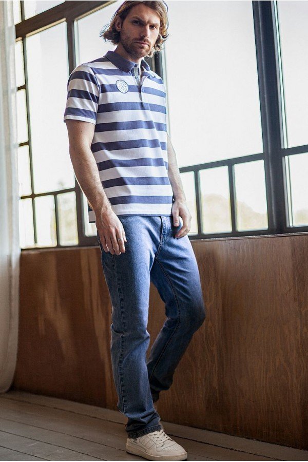 V M007.34 Джинсы мужские прямые