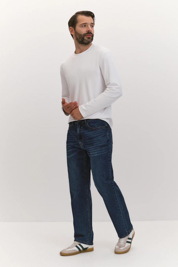 EL M0044.34 Джинсы муж синий