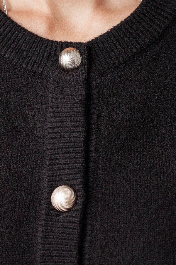 V W141.58 Кардиган жен черный