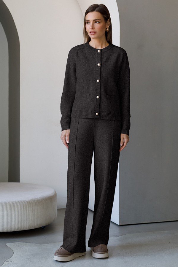 V W141.58 Кардиган жен черный