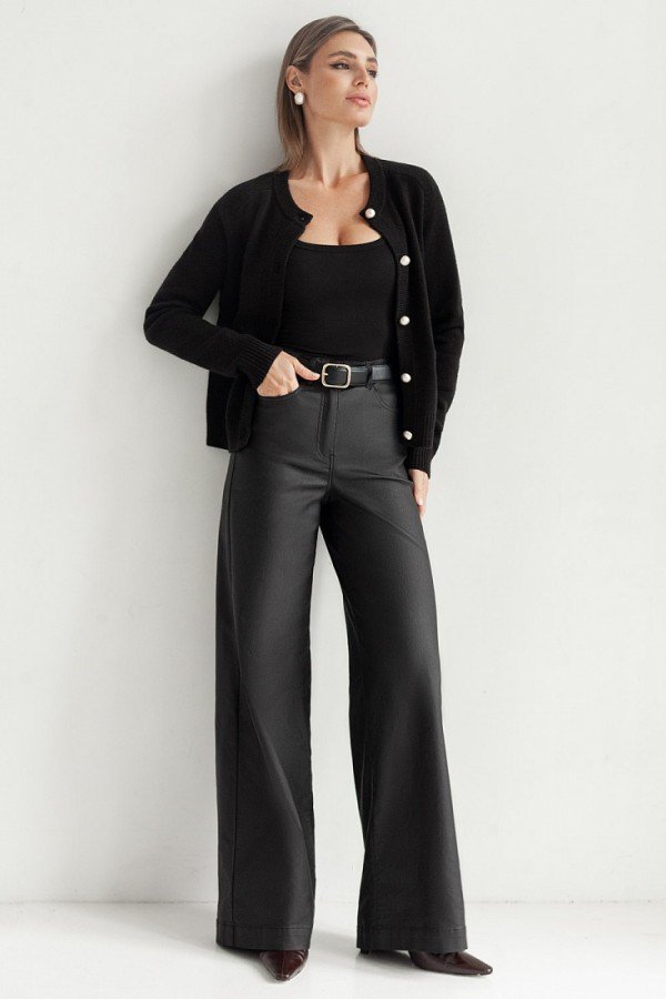 V W141.58 Кардиган жен черный