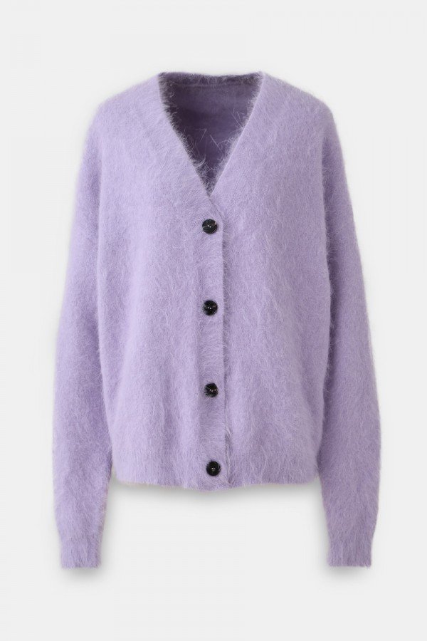 CS W250652.60 Кардиган с ангорой светло-фиолетовый