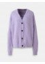 CS W250652.60 Кардиган с ангорой светло-фиолетовый