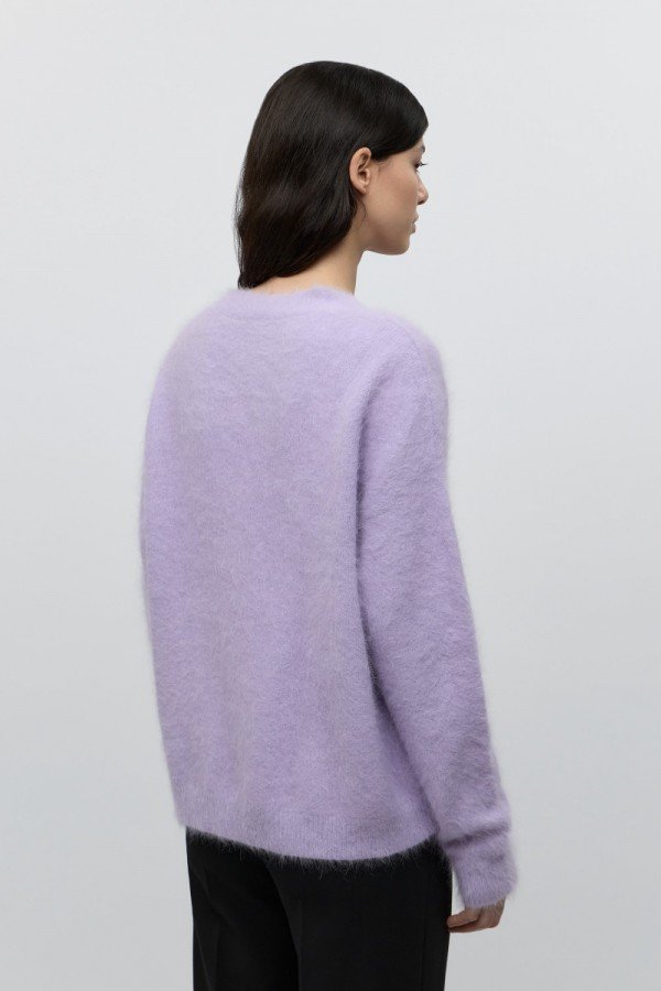 CS W250652.60 Кардиган с ангорой светло-фиолетовый