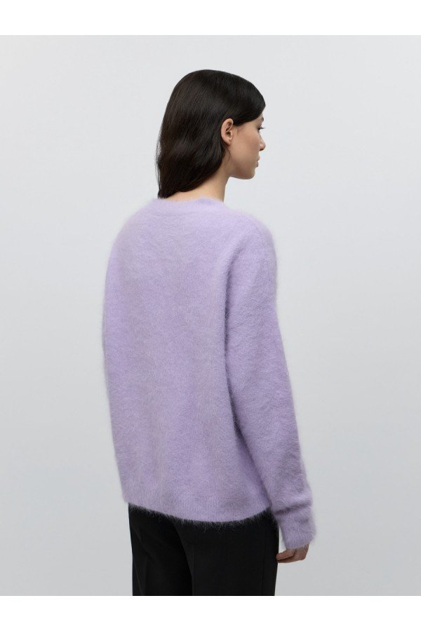 CS W250652.60 Кардиган с ангорой светло-фиолетовый