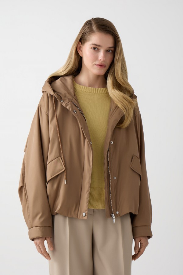 CS W0123.14 Куртка жен утепленная т-бежевый