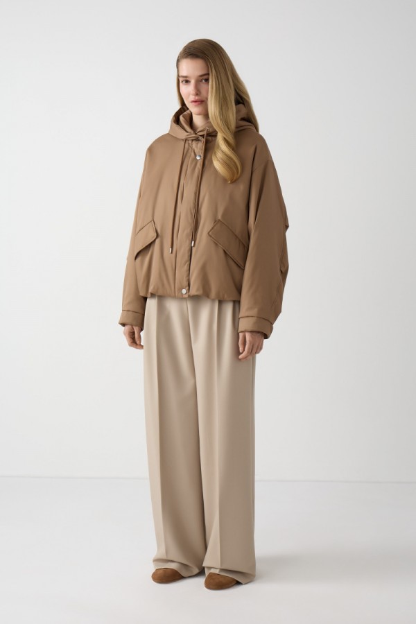 CS W0123.14 Куртка жен утепленная т-бежевый CS W0123.14 Куртка жен утепленная т-бежевый