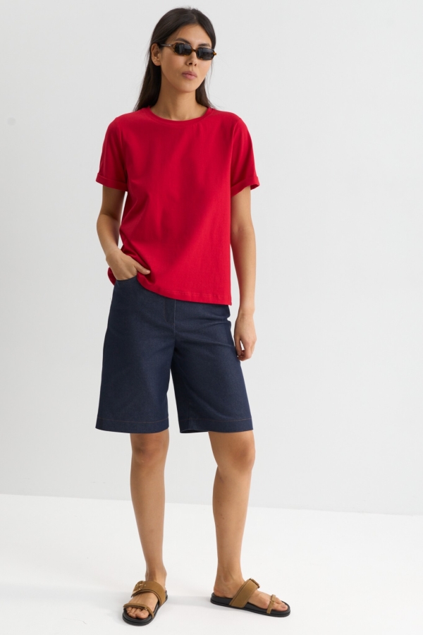 C W2255.25 Футболка жен красный