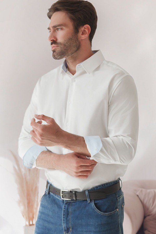 V M2901.50 Сорочка мужская белый