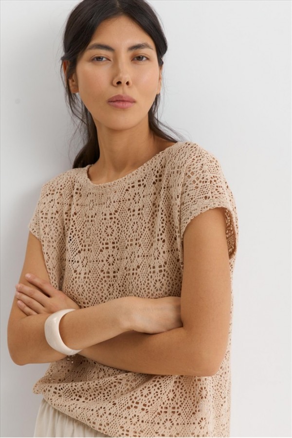 C W2741.14 Блузка жен бежевый