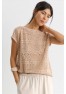 C W2741.14 Блузка жен бежевый C W2741.14 Блузка жен бежевый