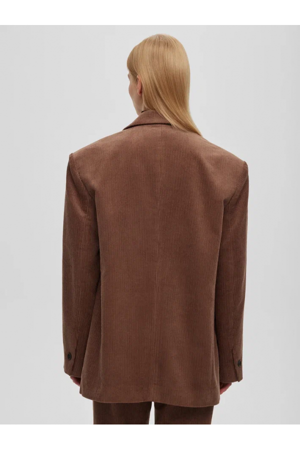 A 0211.14 Жакет однобортный из вельвета песочный