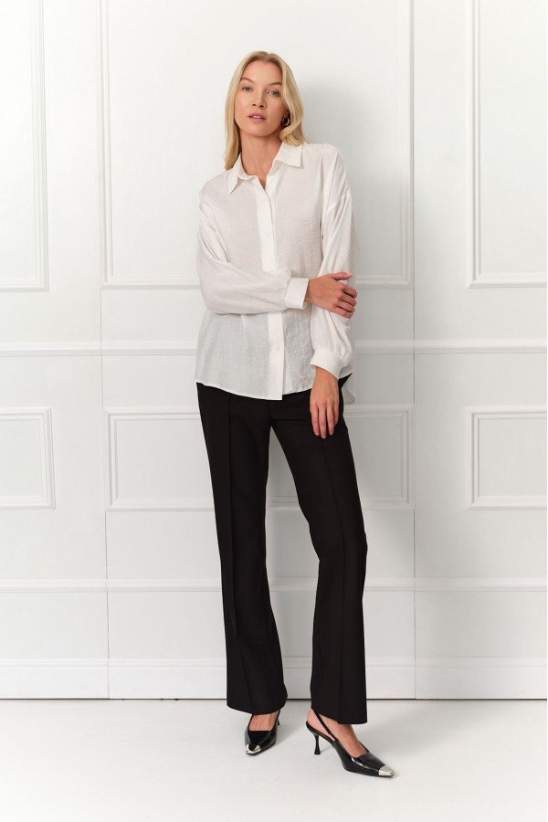 Брюки клеш Б-2026 женские черный