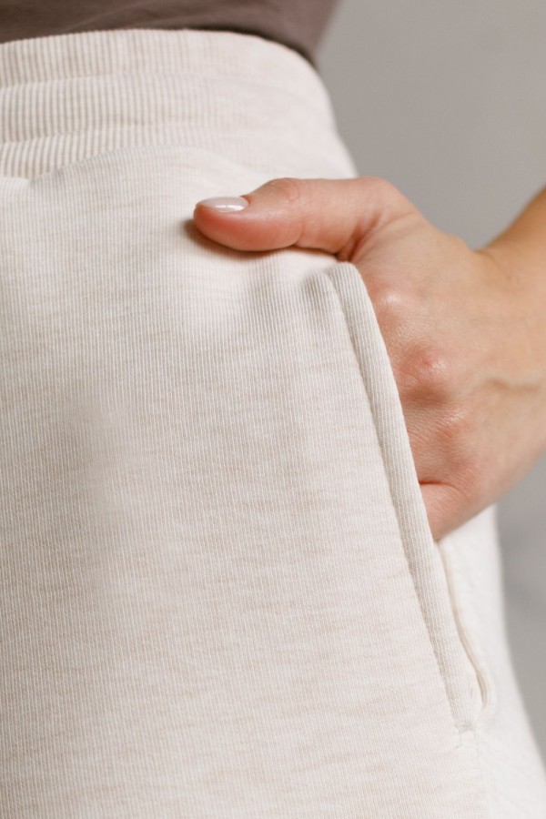 V W4408.12 Брюки жен бежевый меланж