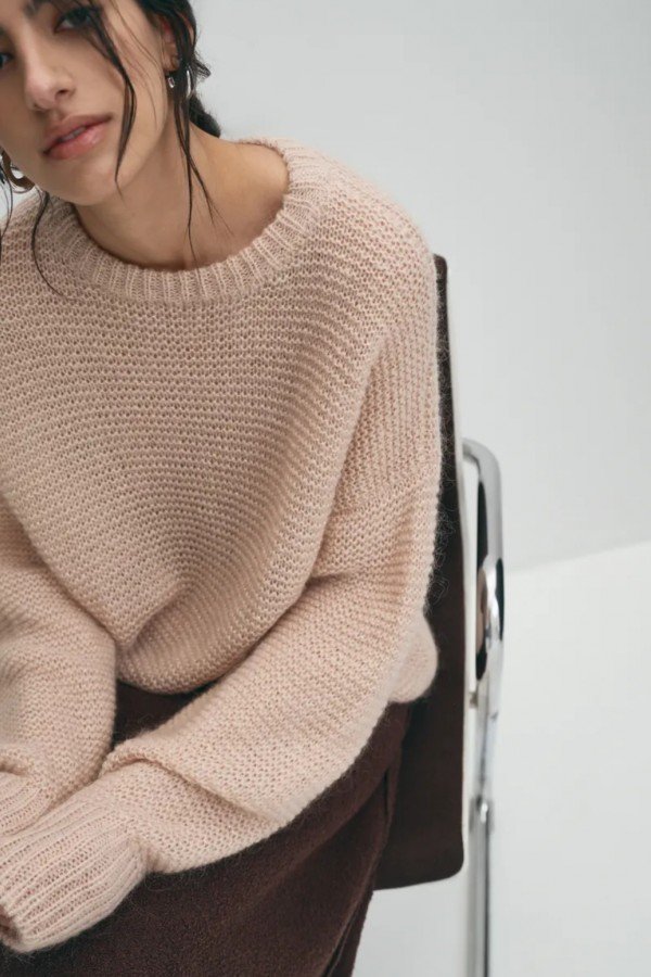 El W0137.12 Джемпер женский Бежевый