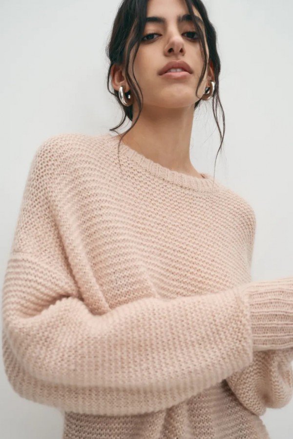 El W0137.12 Джемпер женский Бежевый