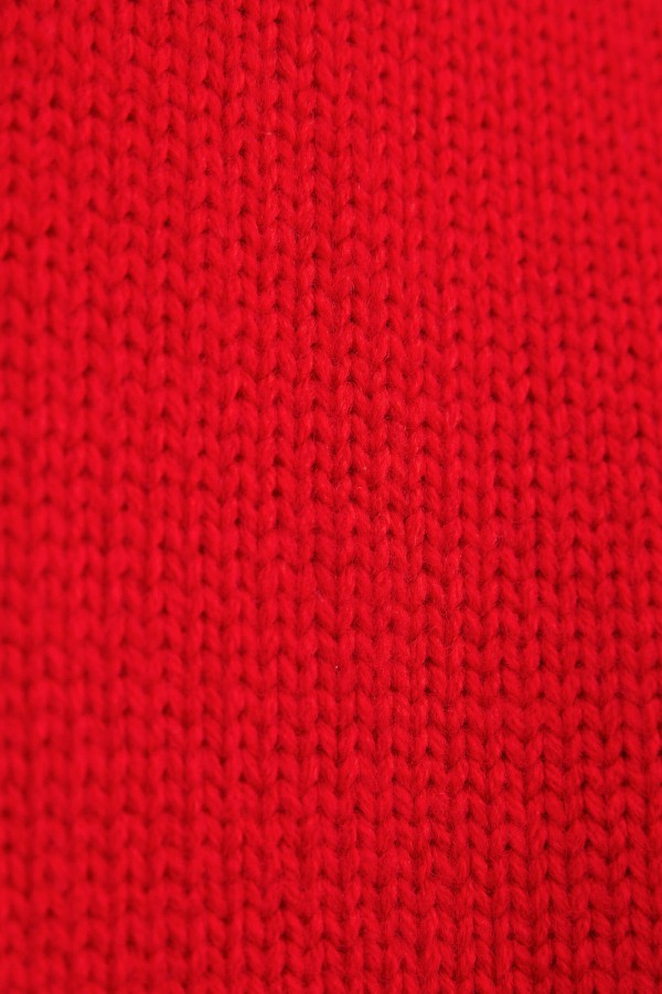 A 3270.25 Вязаный бомбер красный