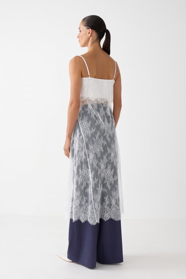 CS W250480.50 Кружевной топ белый