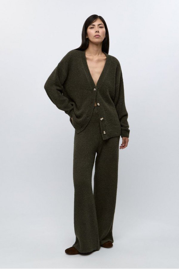 CS W250651.47 Трикотажные брюки букле хаки