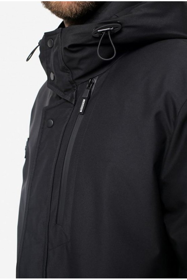 A M209041 Куртка (пуховик) мужской черный