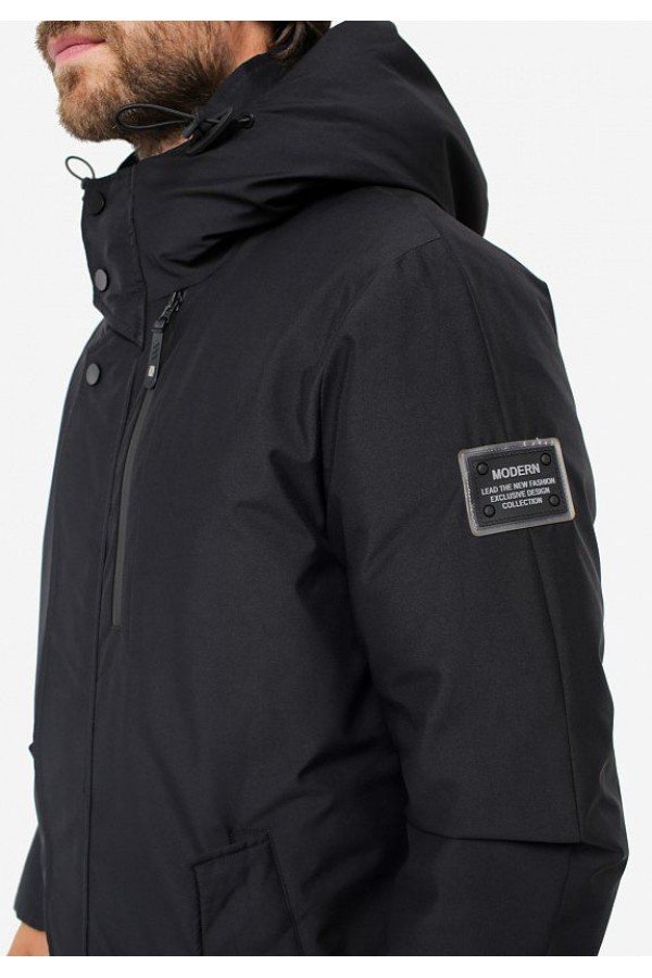 A M209041 Куртка (пуховик) мужской черный