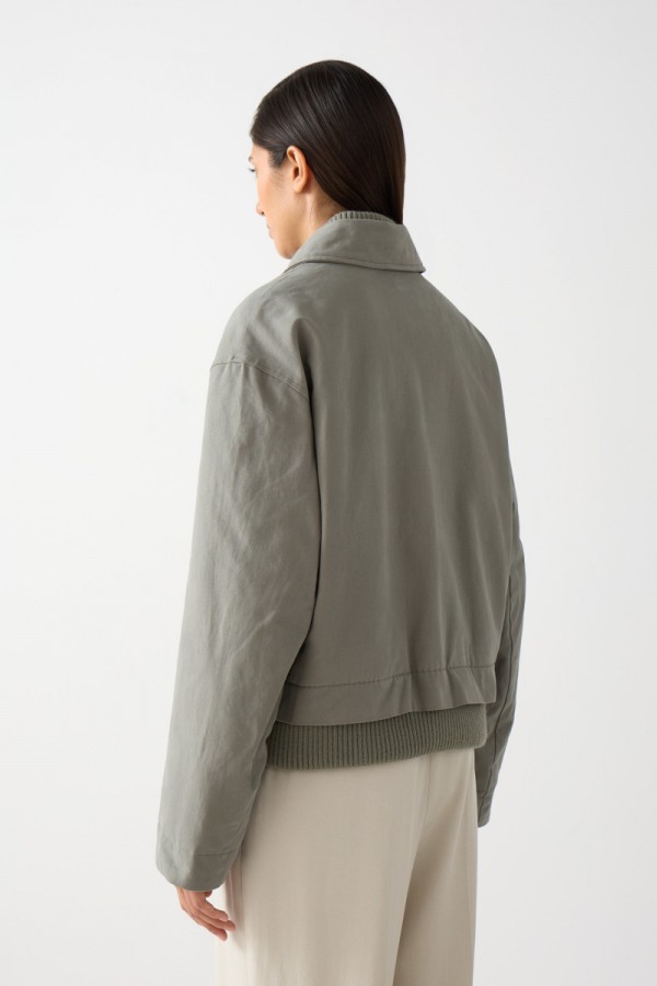 CS W0128.46 Куртка-бомбер утепленная св-хаки