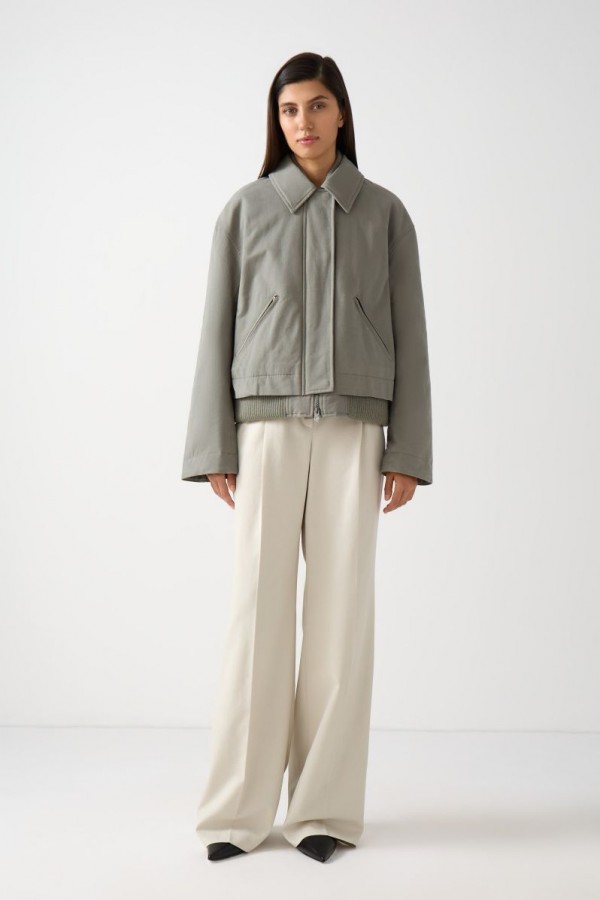 CS W0128.46 Куртка-бомбер утепленная св-хаки