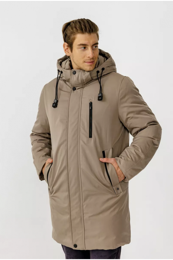 A M23213 Куртка (пуховик) мужской бежевый