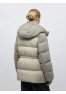 CS W250521.55 Пуховая куртка серо-бежевый