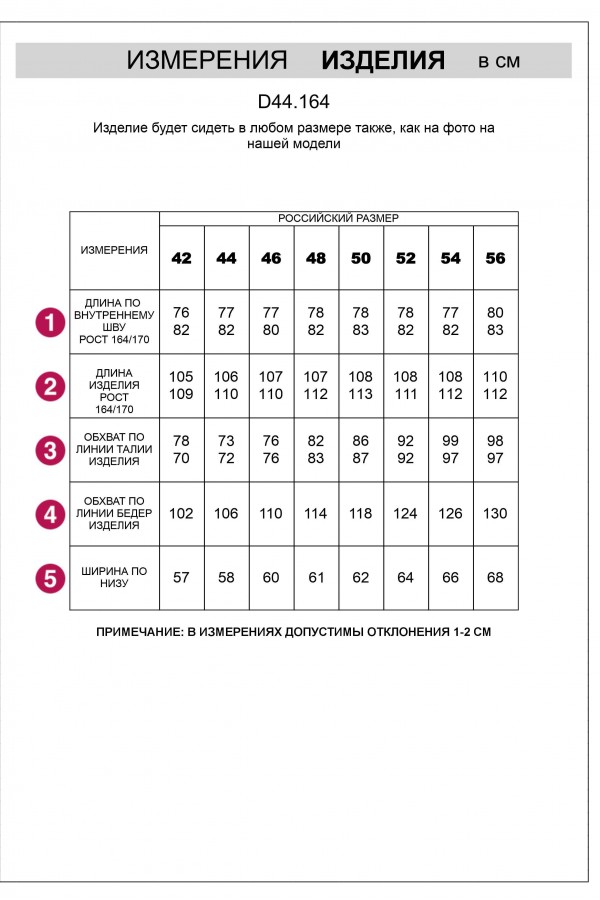 V W4416.67 Брюки жен т-синий