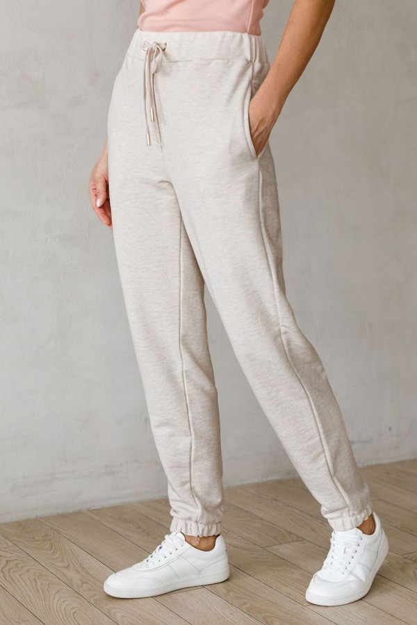 V W4407.12 Брюки жен бежевый меланж